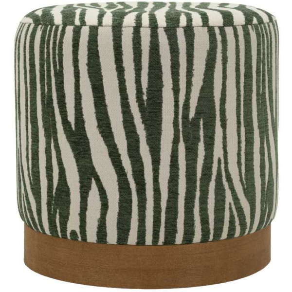 Pouf en tisu Savana 40 x 40 cm