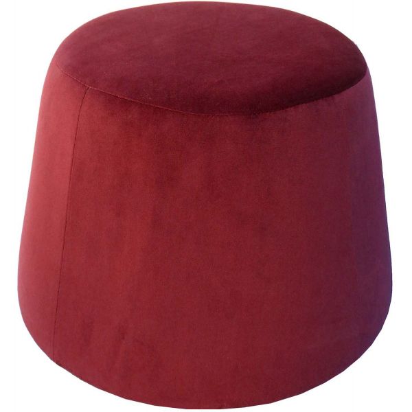 Pouf en velours Dome