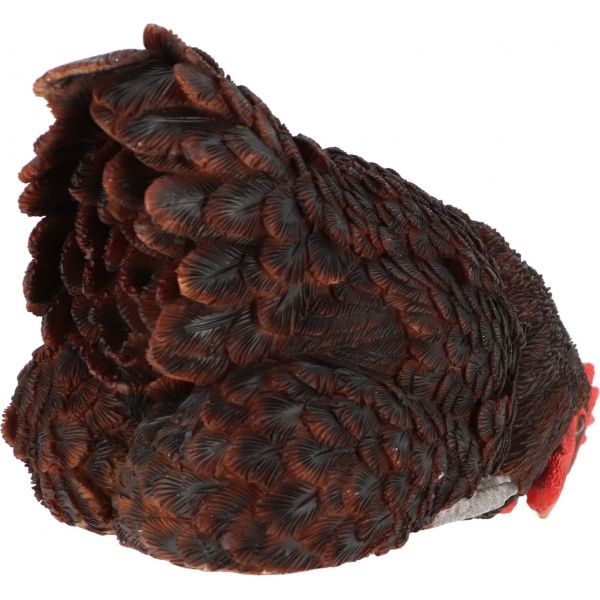 Poules décoratives à poser en polyrésine (Lot de 3) - 6