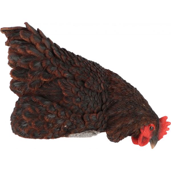 Poules décoratives à poser en polyrésine (Lot de 3) - 7