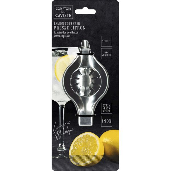 Presse citron en inox 12 cm - 5