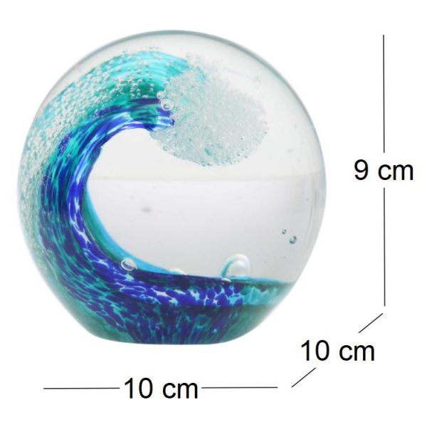 Presse-papier en verre Vague - ORIGEN