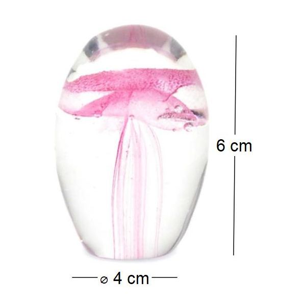 Presse papiers en verre Méduse - ORIGEN