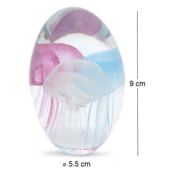 Presse papiers en verre 3 méduses - ORIGEN