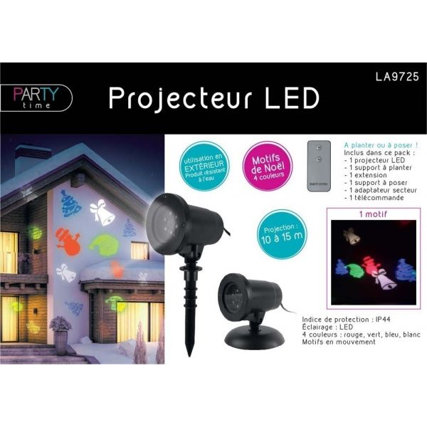 Projecteur extérieur LED avec télécommande déco de noel - CMP-1752