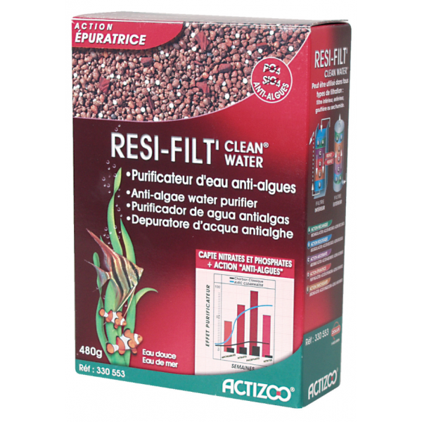 Purificateur d'eau Resifilt cleanwater 1L - ZOLUX