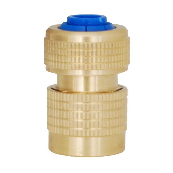 Raccord Rapide Universel En Laiton Pour Tuyau D'arrosage - Compatible Robinets 15 à 21 Mm - Sans Fuite, Facile à Installer