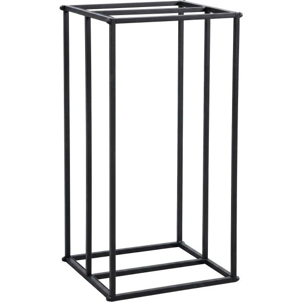 Rack à bûches vertical en métal gris - 54,90