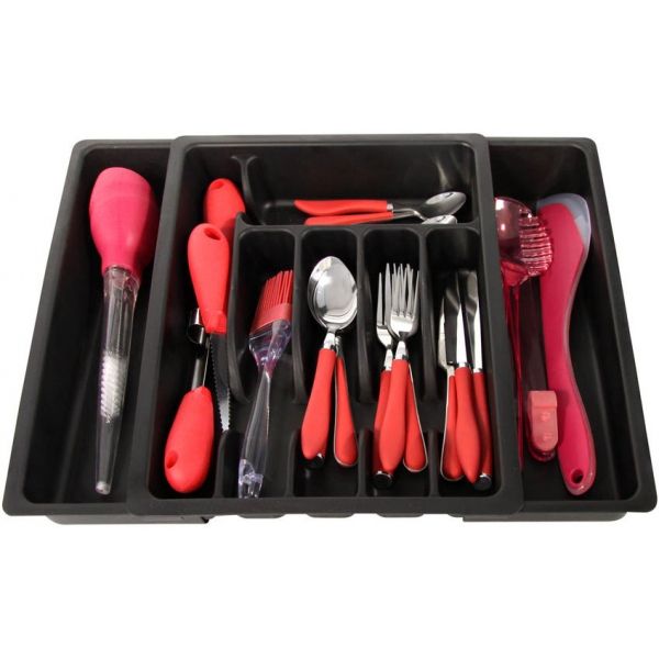 Range couverts ajustable en plastique - 13,90