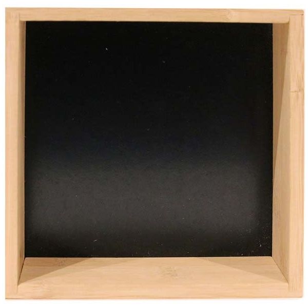 Rangement en bois pour tiroir fond noir - 2,90