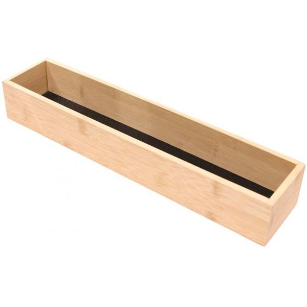 Rangement en bois pour tiroir fond noir