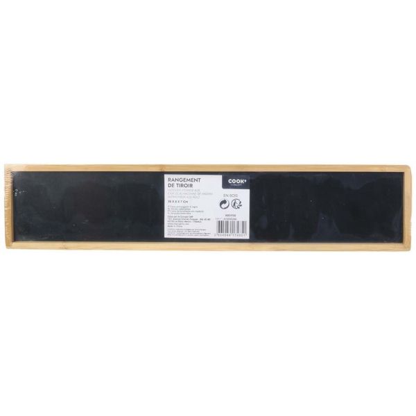 Rangement en bois pour tiroir fond noir - 5