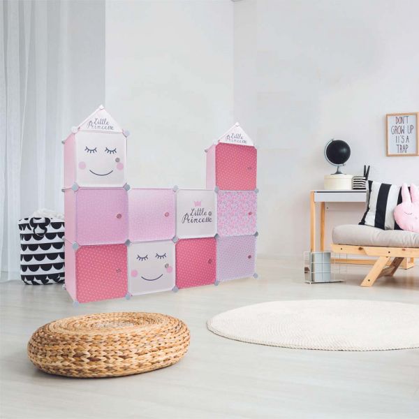 Rangement enfant 2 cubes mobulables 30x30 cm - 5