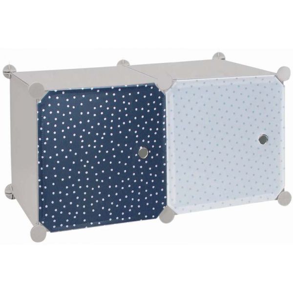 Rangement enfant 2 cubes mobulables 30x30 cm - 17,90