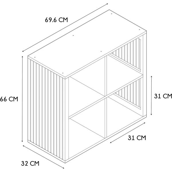 Rangement modulable en bois Klaus - CMP-5048