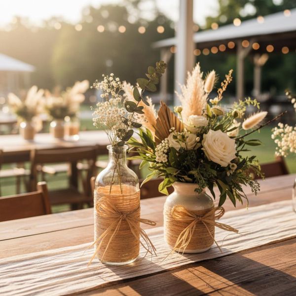 Raphia naturel en floche (4x250g) - 6