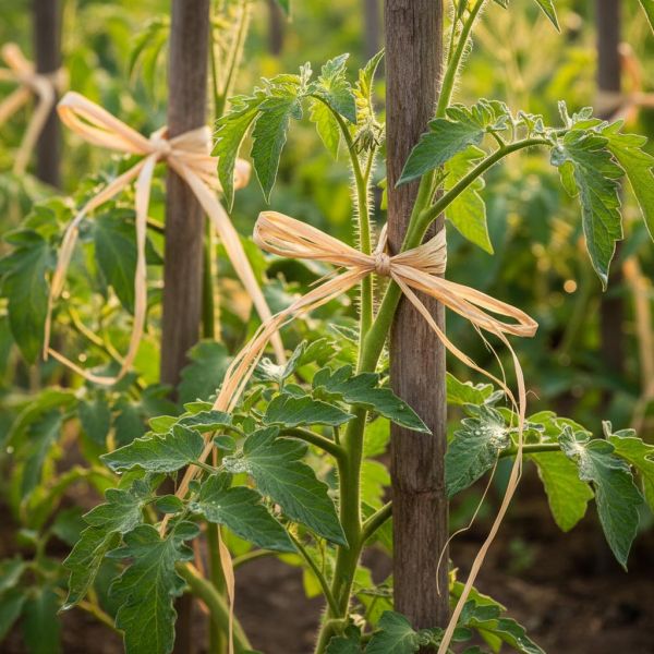 Raphia naturel en floche (4x250g) - AUBRY GASPARD