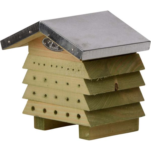 Refuge à abeilles en bois et zinc - 10,90