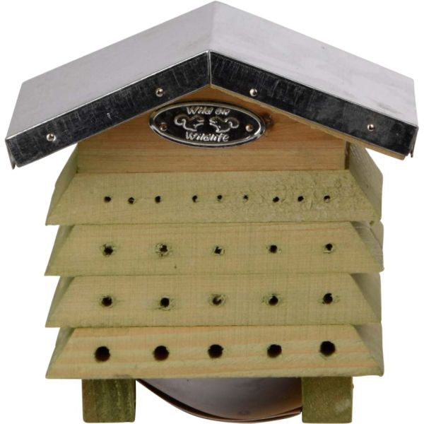 Refuge à abeilles en bois et zinc - ESS-0565