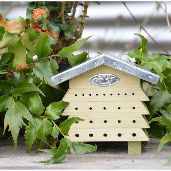 Refuge à abeilles en bois et zinc - BEST FOR BIRDS