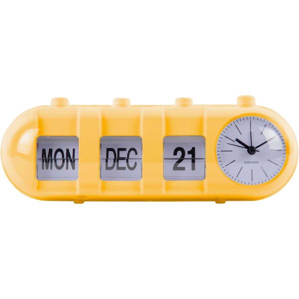 Réveil Retro Tube Calendar Flip - PRE-1854