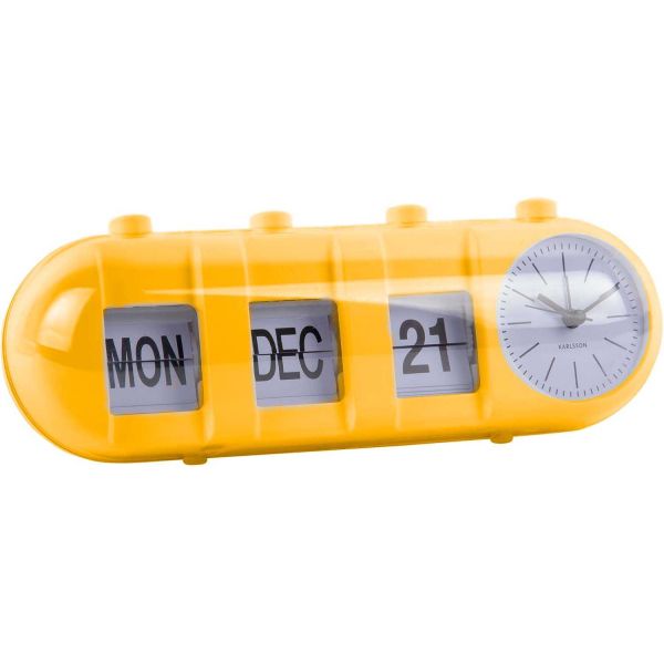 Réveil Retro Tube Calendar Flip