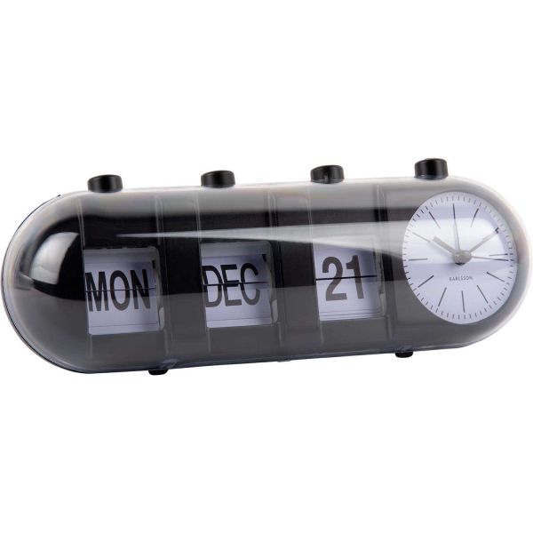 Réveil Retro Tube Calendar Flip