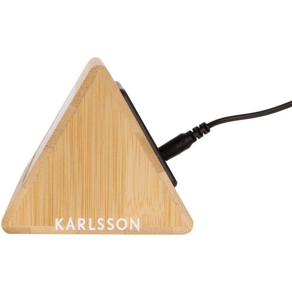 Réveil en bambou Triangle - 34,90