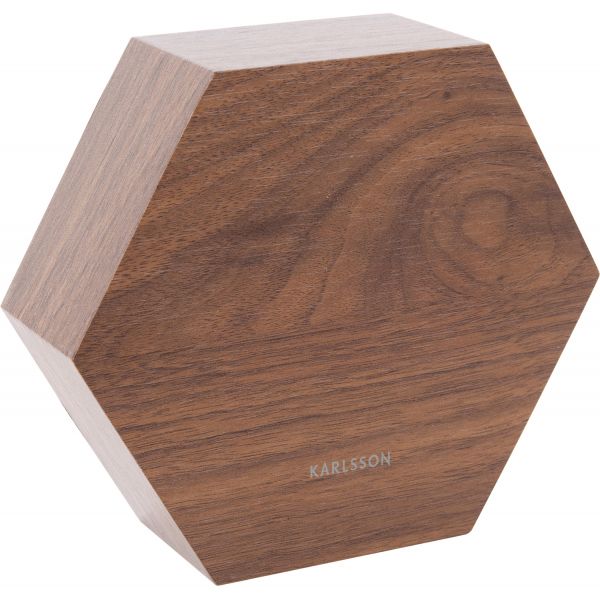 Réveil en bois Hexagon - PRE-0306