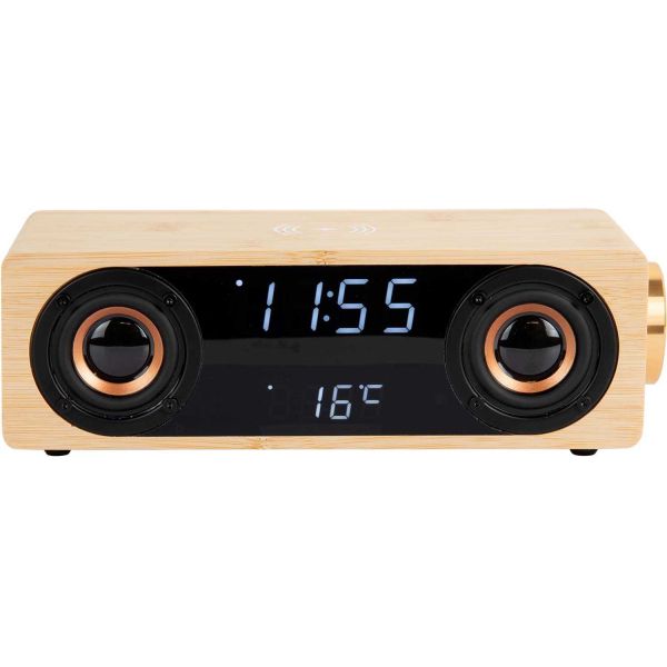 Réveil avec chargeur à induction et enceinte Bluetooth Classic - PRE-1844