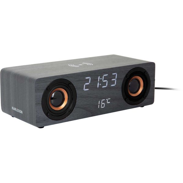 Réveil avec chargeur à induction et enceinte Bluetooth Classic