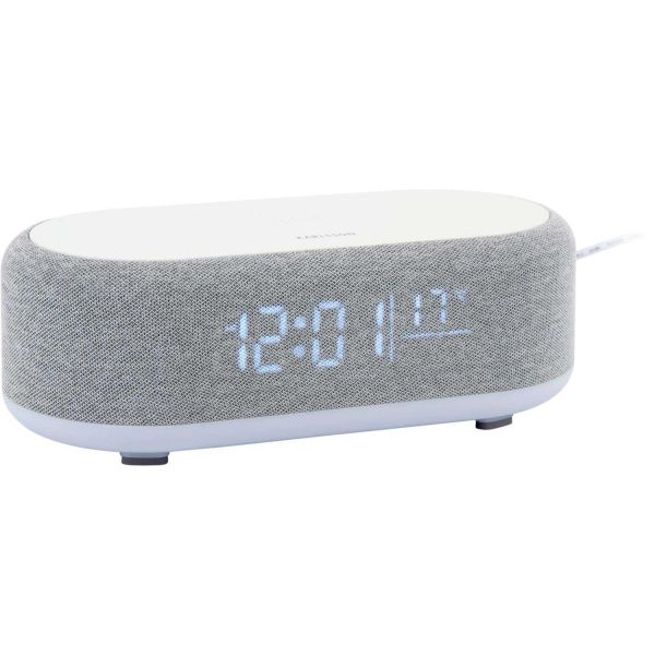 Reveil avec chargeur induction et enceinte Bluetooth Vogue