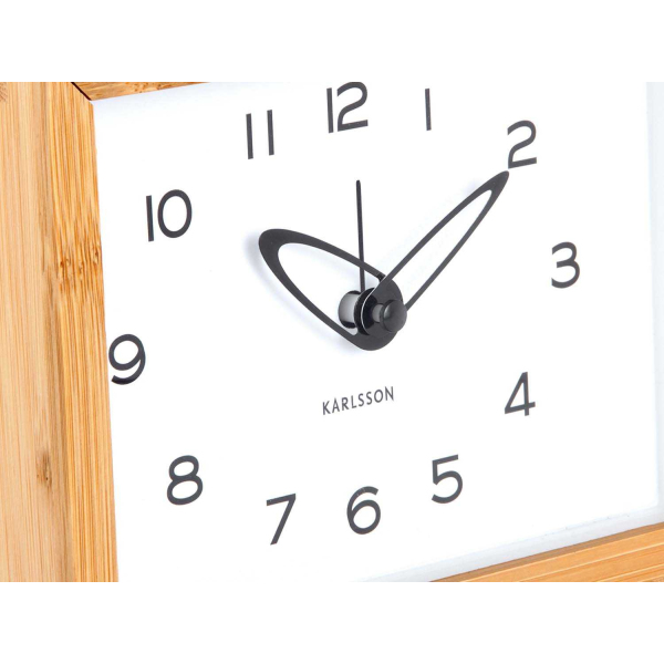 Réveil matin en bambou Tipico - KARLSSON