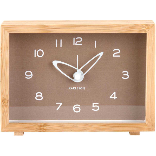 Réveil matin en bambou Tipico - KARLSSON