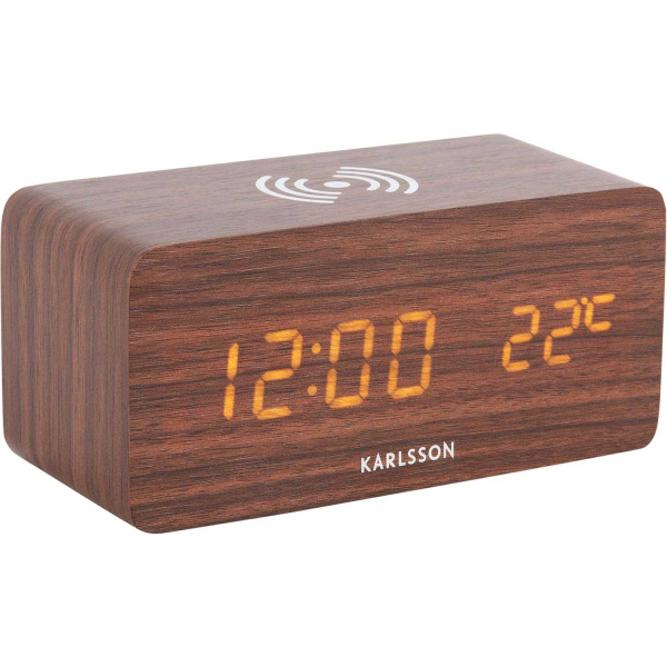 Réveil matin avec chargeur induction Block