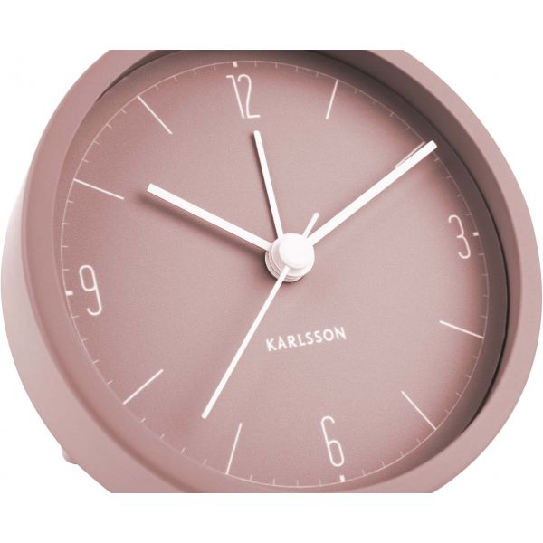 Réveil en métal mat Numbers & Lines 9 cm - PRE-0866