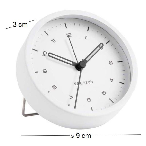 Réveil en métal style moderne Tinge - PRE-0378