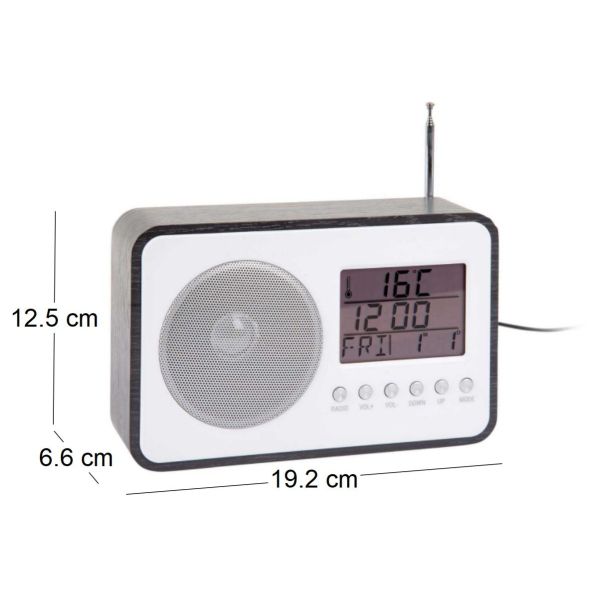 Réveil avec radio FM Retro - 6