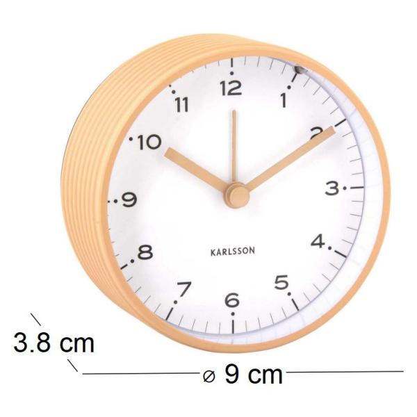 Réveil rond 9 cm Circus Rings - 9,54