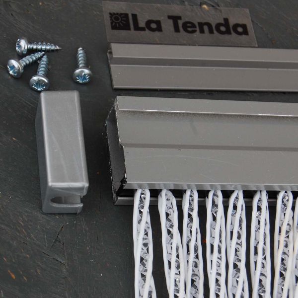 Rideau de porte en PVC blanc Lucca - 99,90