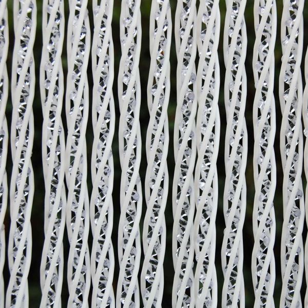 Rideau de porte en PVC blanc Lucca - LAD-0197