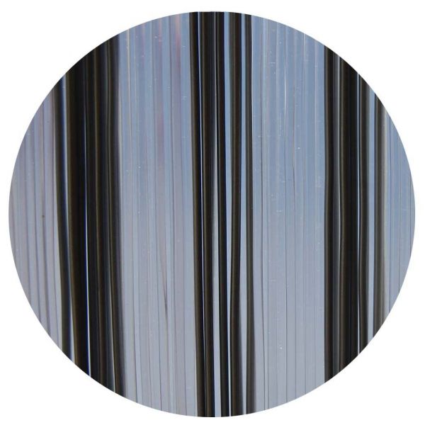 Rideau de porte en PVC gris Trento