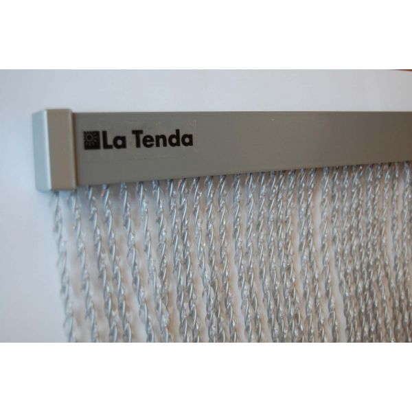Rideau de porte en PVC noir Trento - 129