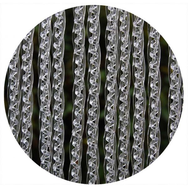 Rideau de porte en PVC transparent Ostia
