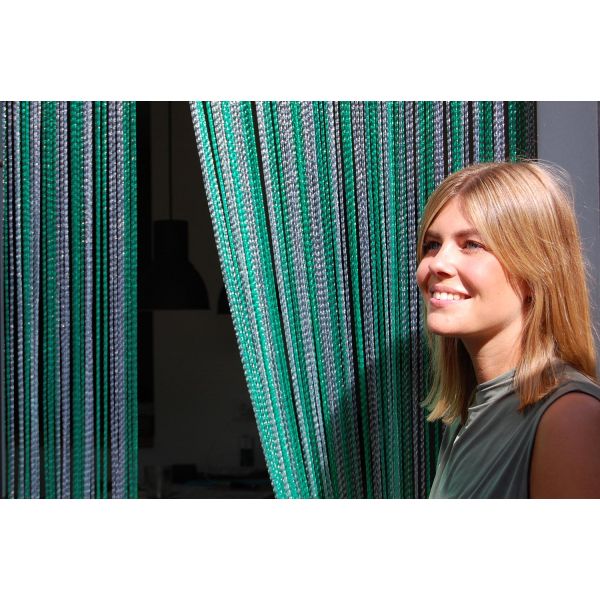 Rideau de porte en PVC vert Rimini - LAD-0171