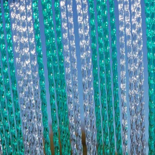 Rideau de porte en PVC vert Rimini - LAD-0170