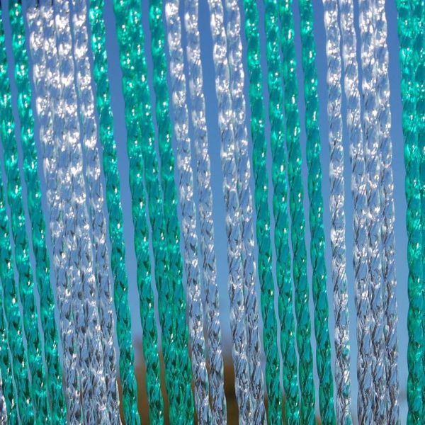 Rideau de porte en PVC vert Rimini - LAD-0171