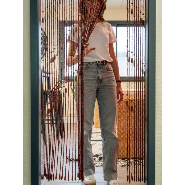 Rideau de porte en bois - 49,90