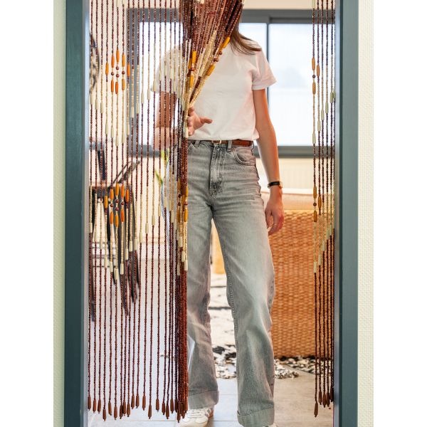 Rideau de porte en bois - 49,90
