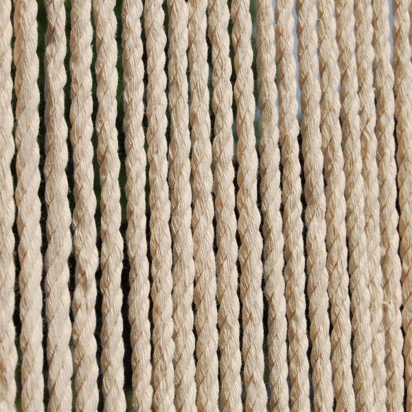 Rideau de porte en corde beige Toulon - LAD-0188